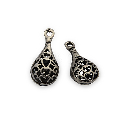 Brass Teardrop Pendants KK-J186-08AS-NF-1