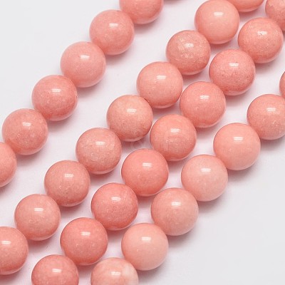 Natural Malaysia Jade Beads Strands G-A146-10mm-B08-1