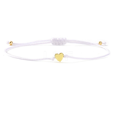 Valentine's Adjustable Braided Polyester Cord Bracelets GM2838-7-1