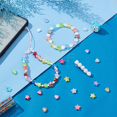 630Pcs 18 Style Eco-Friendly Transparent Acrylic Beads TACR-AR0001-19-1