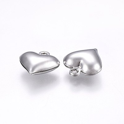 Tarnish Resistant 304 Stainless Steel Charms X-STAS-E438-19P-1