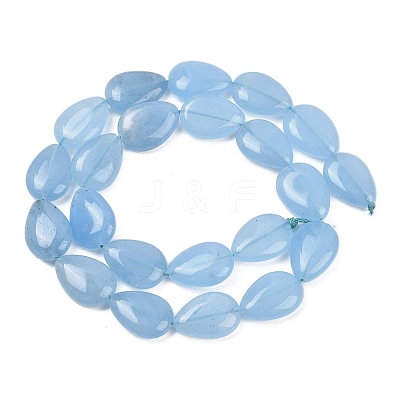 Natural White Jade Beads Strands G-Z105-B01-01B-1