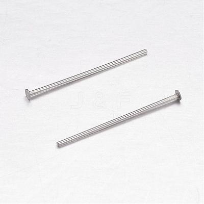 Tarnish Resistant 304 Stainless Steel Flat Head Pins STAS-H358-03C-1
