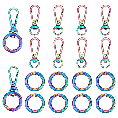 10Pcs Alloy Swivel Clasps DIY-PH0031-48-1