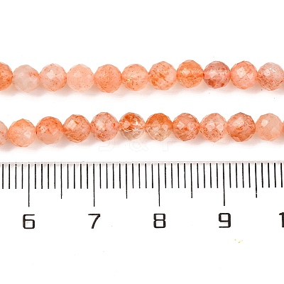 Natural Sunstone Beads Strands G-F770-C01-04-1
