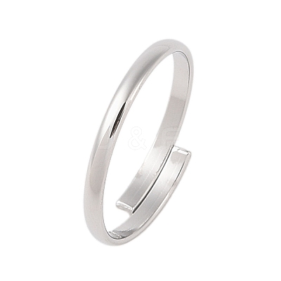 Non-Tarnish 304 Stainless Steel Plain Band Rings STAS-S125-13P-1