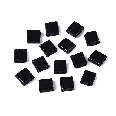 2-Hole Opaque Glass Seed Beads SEED-S023-08E-1