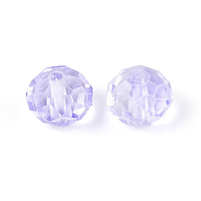 Baking Paint Transparent Glass Beads GLAA-N011-10mm-05-1