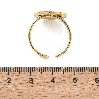 304 Stainless Steel Cuff Open Rings for Women RJEW-F207-01A-G-1