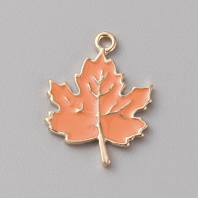 Thanksgiving Day Alloy Enamel Pendants PALLOY-WH0107-02D-KCG-1