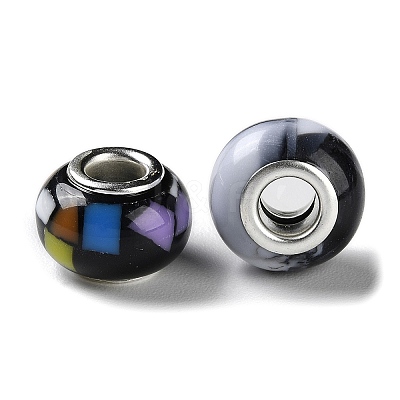 Resin European Beads RESI-G080-01J-1