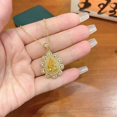 Alloy Rhinestone Pendants Necklace & Stud Earrings & Rings Sets for Women FS-WGBD3A6-01-1