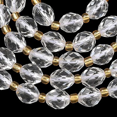 Natural Quartz Crystal Beads Strands G-F809-A01-01A-1