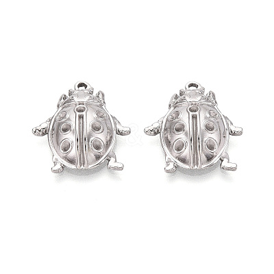 304 Stainless Steel Pendant Rhinestone Settings STAS-T067-84P-1
