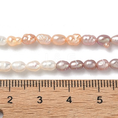 Natural Cultured Freshwater Pearl Beads Strands PEAR-C004-14A-1