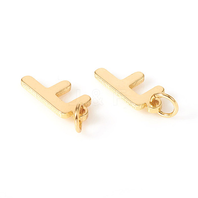 Brass Charms X-KK-I672-01F-G-1