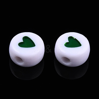 Opaque Acrylic Beads MACR-N008-57C-1