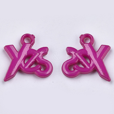 Opaque Acrylic Pendants SACR-N008-025-1