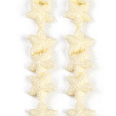 Synthetic Coral Dyed Carved Beads Strands CORA-K009-06B-1