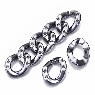 UV Plating Acrylic Linking Rings LS-OACR-N009-006A-B03-1