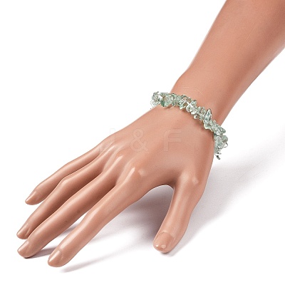 Unisex Chip Glass Beaded Stretch Bracelets BJEW-S143-48-1-1