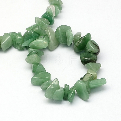 Natural Green Aventurine Stone Bead Strands X-G-R192-B19-1