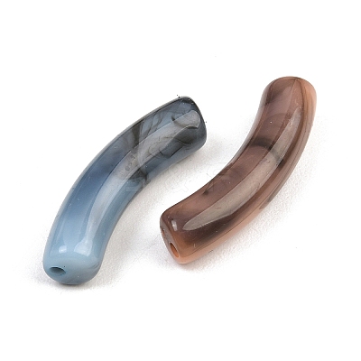 Opaque Acrylic Beads X-OACR-Q181-004-1