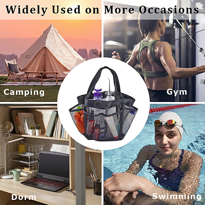 1Pc Rectangle Polyester Sandbeach Tote Bags ABAG-CN0001-15-1