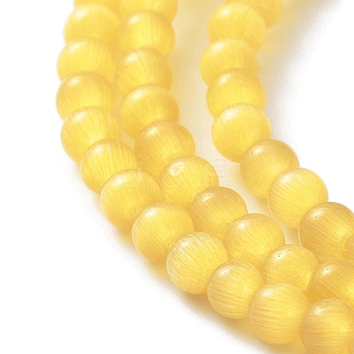 Cat Eye Beads Strands CE-F022-4mm-03-1