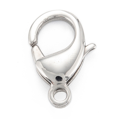 Non-Tarnish 304 Stainless Steel Lobster Claw Clasps STAS-C024-06P-1