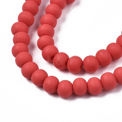 Handmade Polymer Clay Beads Strands CLAY-N008-053-08-1