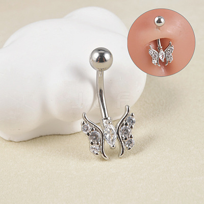 304 Stainless Steel Belly Rings WGA7D27-07-1