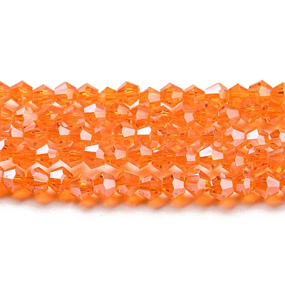 Transparent Electroplate Glass Beads Strands LS-EGLA-A039-T2mm-A11-1