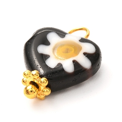Handmade Lampwork Pendants PALLOY-JF00851-1