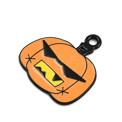 Halloween Alloy Enamel Pendants ENAM-P259-01H-EB-1