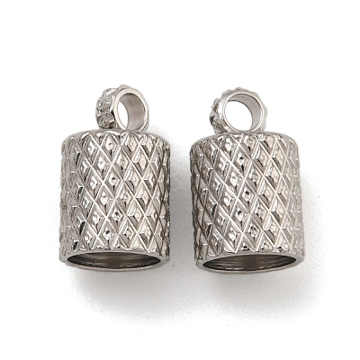 Tarnish Resistant 304 Stainless Steel Cord Ends STAS-Z084-07P-02B-1