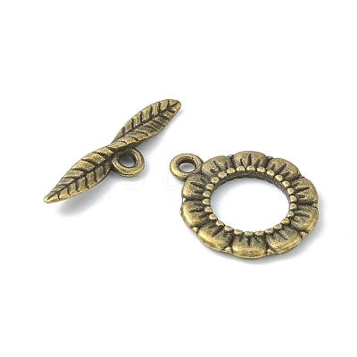 Tibetan Style Toggle Clasps X-MLF11359Y-NF-1