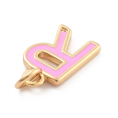Rack Plating Brass Pendants KK-C065-02R-G-1