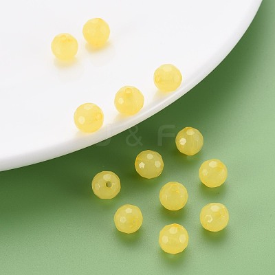 Transparent Acrylic Beads TACR-S154-62E-07-1