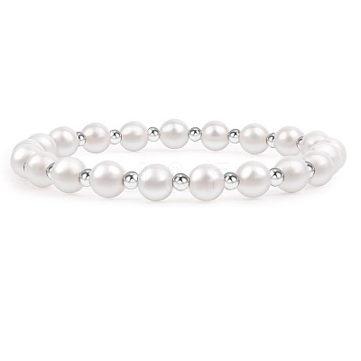 Temperament Magnet Gold Elastic Bracelet Baroque Imitation Pearl Multi layered Layered Bracelet Small and Popular Bracelet XU8635-4-1