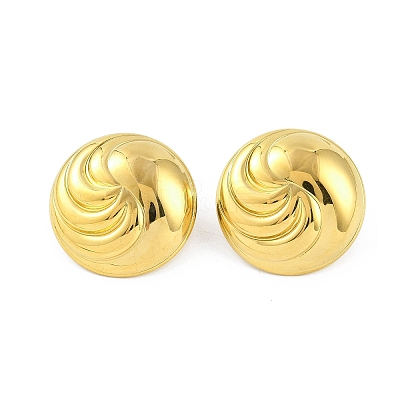 304 Stainless Steel Stud Earrings for Women STAS-Z111-09G-1