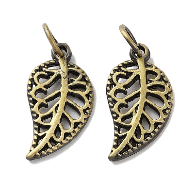 Tibetan Style Brass Pendants KK-M284-38AB-1