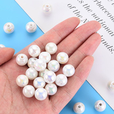 Opaque Acrylic Beads MACR-S370-D12mm-01-1