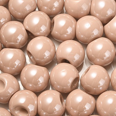 Opaque Acrylic Beads OACR-G012-01-1