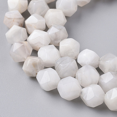 Natural White Crazy Lace Agate Beads Strands G-F668-03-6mm-1