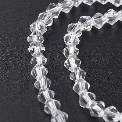 Imitate Austrian Crystal Bicone Glass Beads Strands LS-GLAA-F029-4x4mm-13-1
