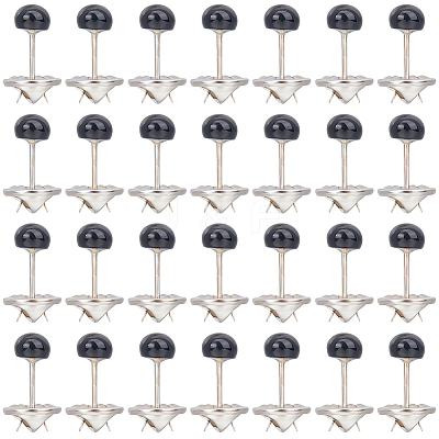 100Pcs Iron Curtain Tie Buckle AJEW-CY0002-48B-1