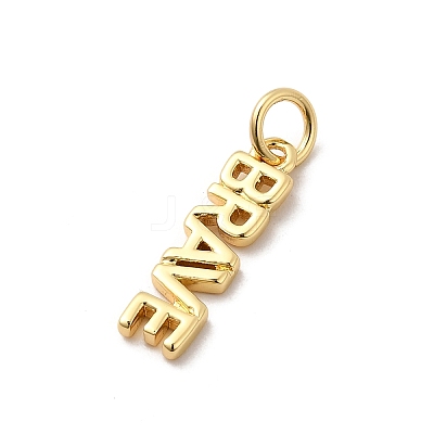 Brass Pendants KK-I364-11G-02-1
