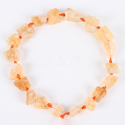 Natural Gemstone Rough Nuggets Bead Strands G-E240-02A-1