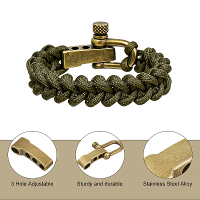 10 Bags Alloy Shackle Clasps FIND-DC0008-38AB-1